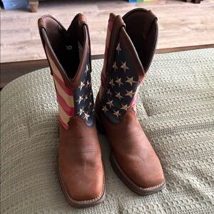 Durango Dark Brown Leather Western Boots